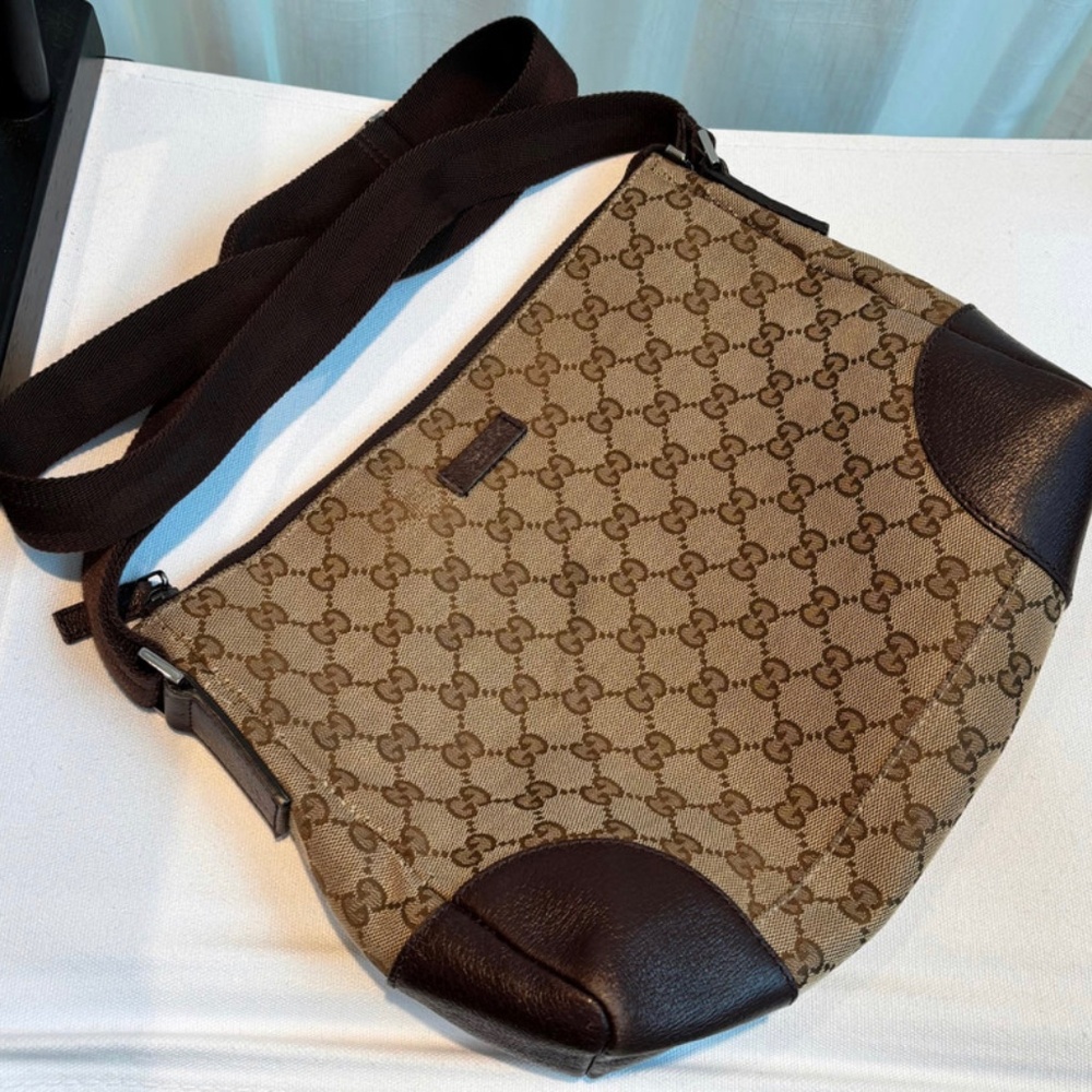 Authentic Pre-Owned Gucci GG Monogram Canvas Bag Brown